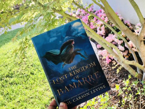 The Lost Kingdom of Bamarre book with tree and author Elizabeth Van Tassel